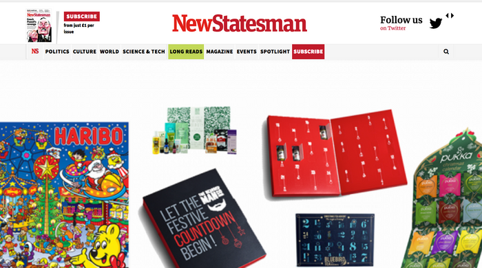 New Statesman's Website
