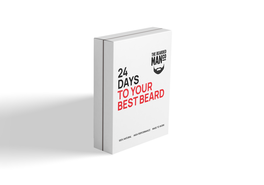 The Bearded Man Company Beard Oil Advert Calendar