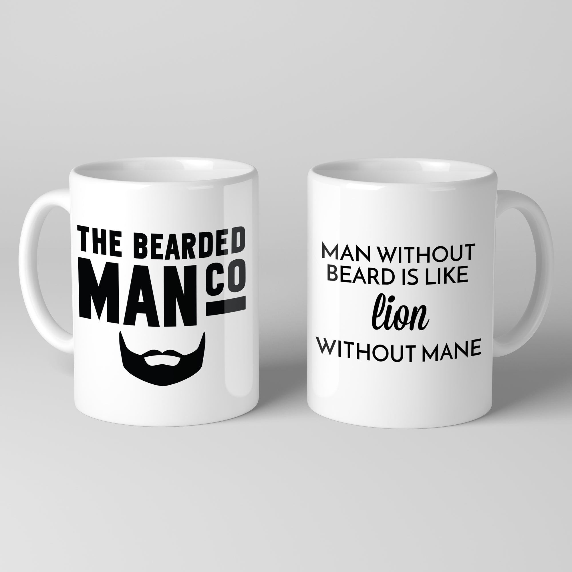 Man Without Beard Is Like Lion Without Mane Mug