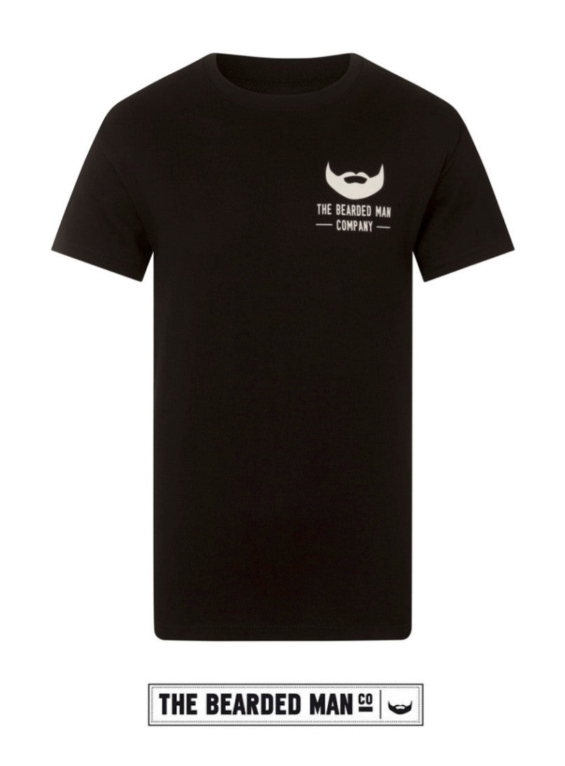 BLACK - The Bearded Man Company With Great Beard T-Shirt