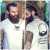 WHITE - The Bearded Man Company With Great Beard T-shirt