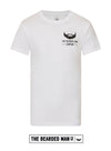 WHITE - The Bearded Man Company With Great Beard T-shirt
